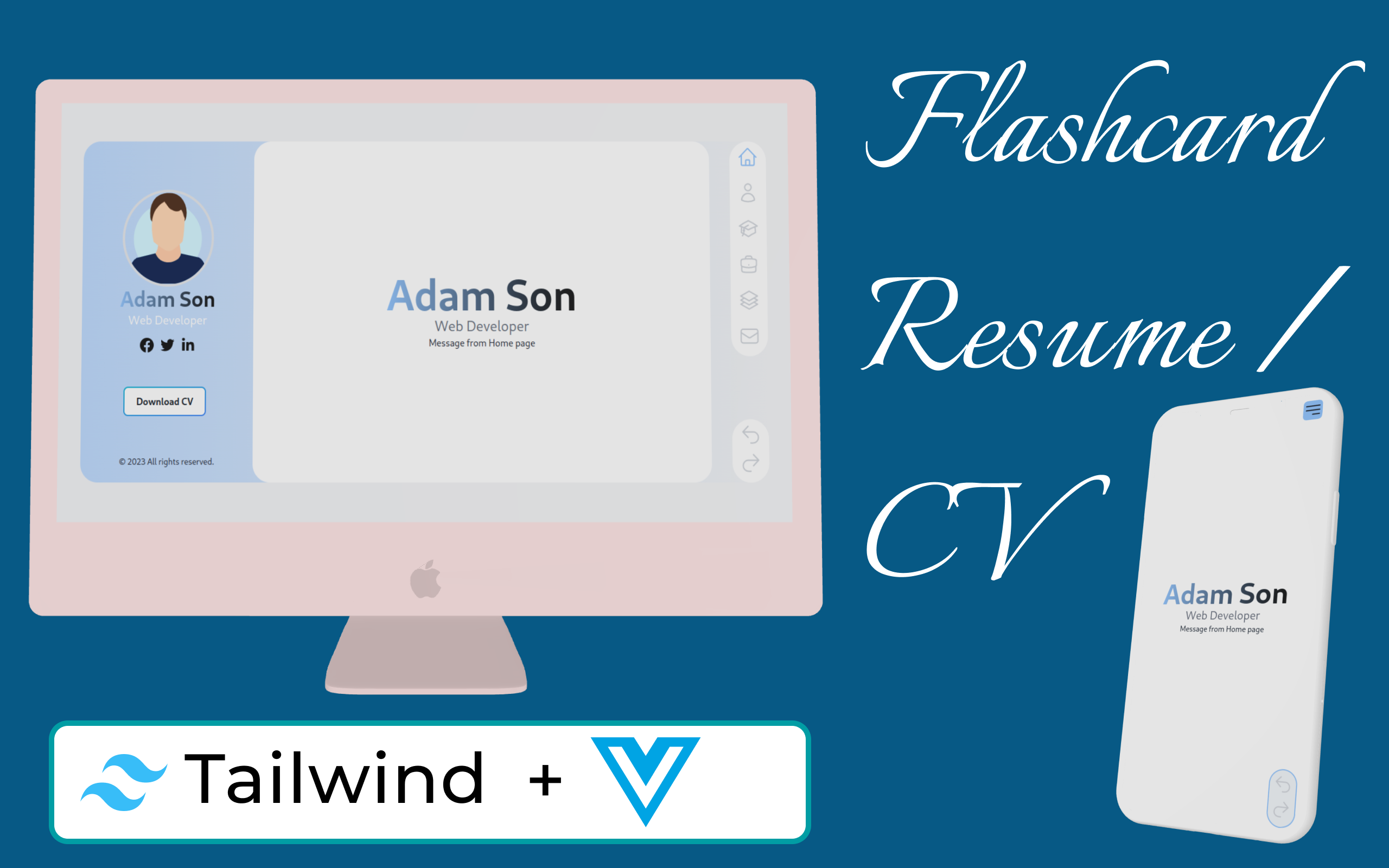 flashcard-cv-one-page-site
