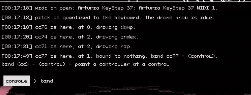 the / console