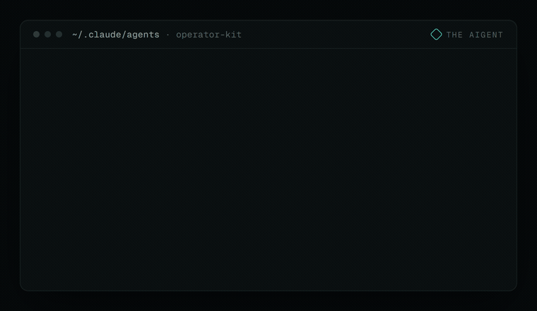 Five operator-kit agents delegating inside a terminal: Lyra hands a spec to Iris, Newton runs a research sweep, Hypatia flags a risk