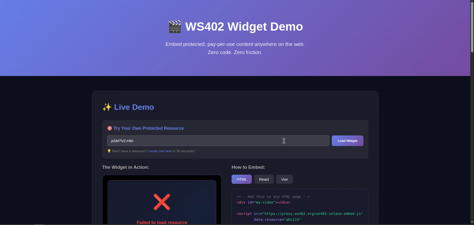 Embed Demo
