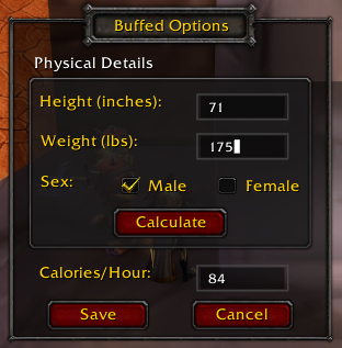 Buffed Menu