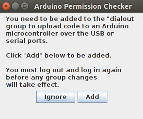 Image of Linux permissions prompt