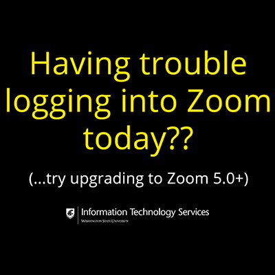 All users must update to Zoom 5.0+ by May 30 to retain access.