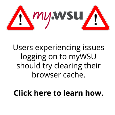 myWSU outage alert