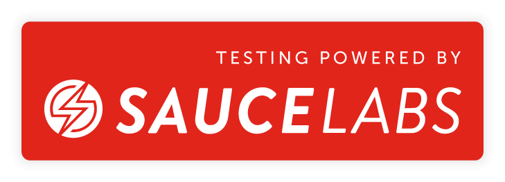 Powered by Sauce LAbs