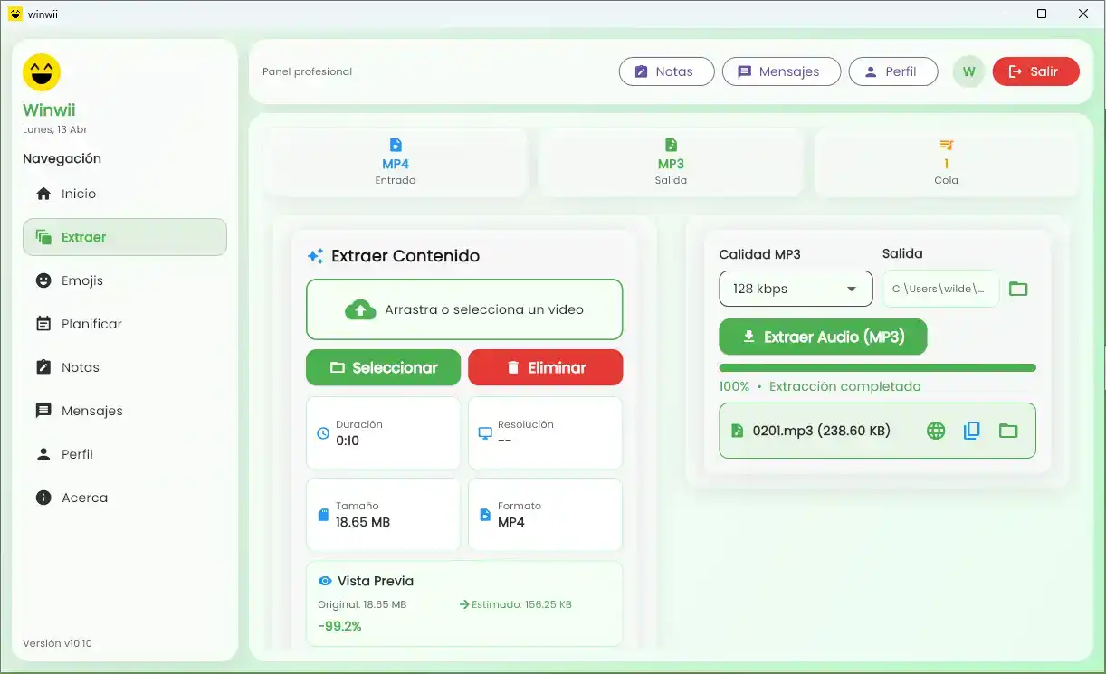 Winwii Gestiona como creador de contenidos profesionales