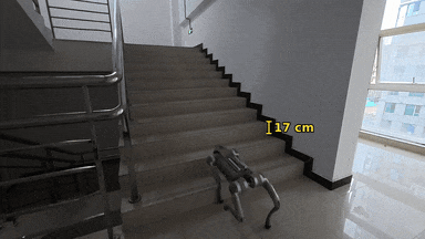 Hardware stairwell walking
