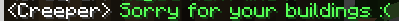 Allow mesasge