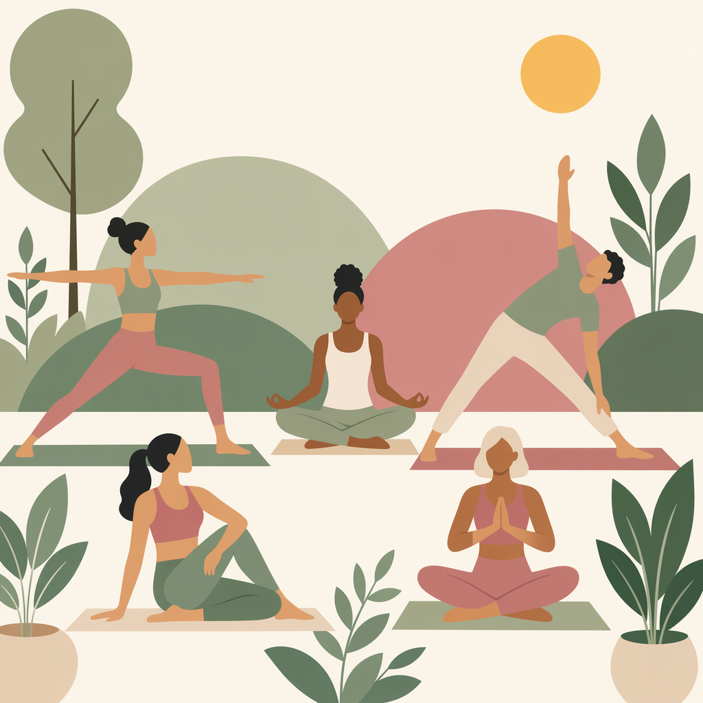 flat design editorial wellness