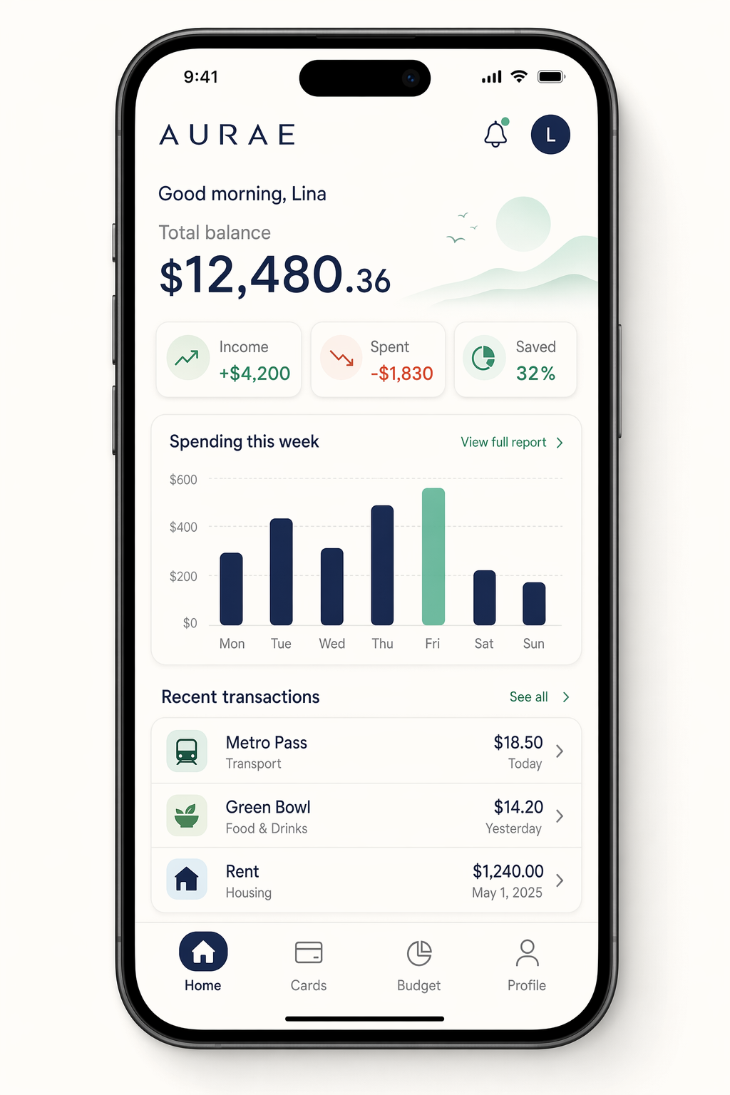 mobile budgeting app neobank
