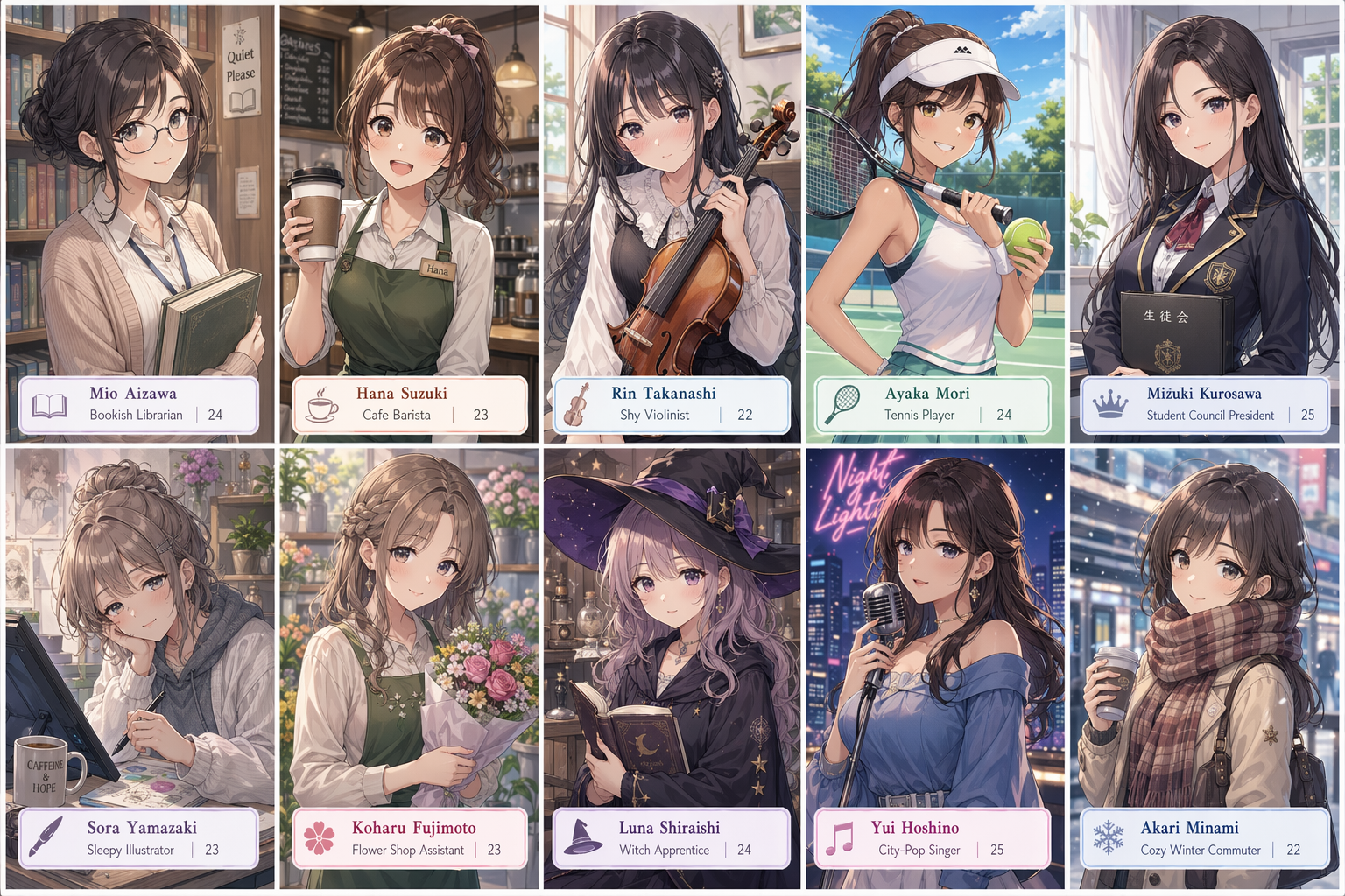 docs/anime-manga/anime-ten-panel-character-grid.png