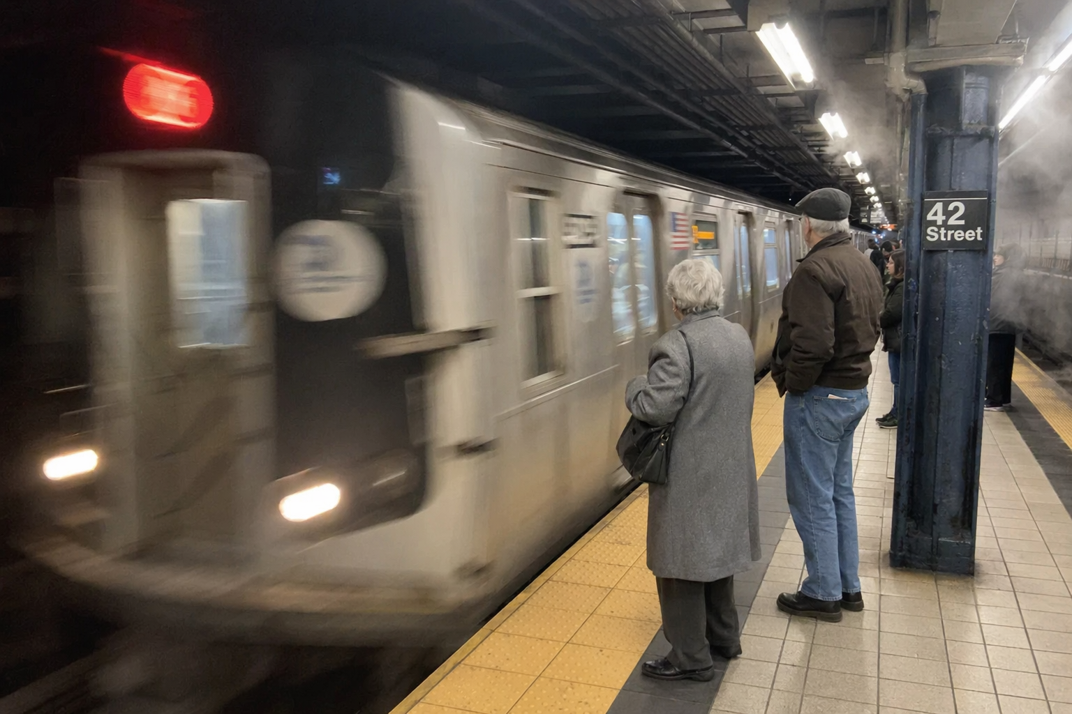 RAW iPhone subway photorealism