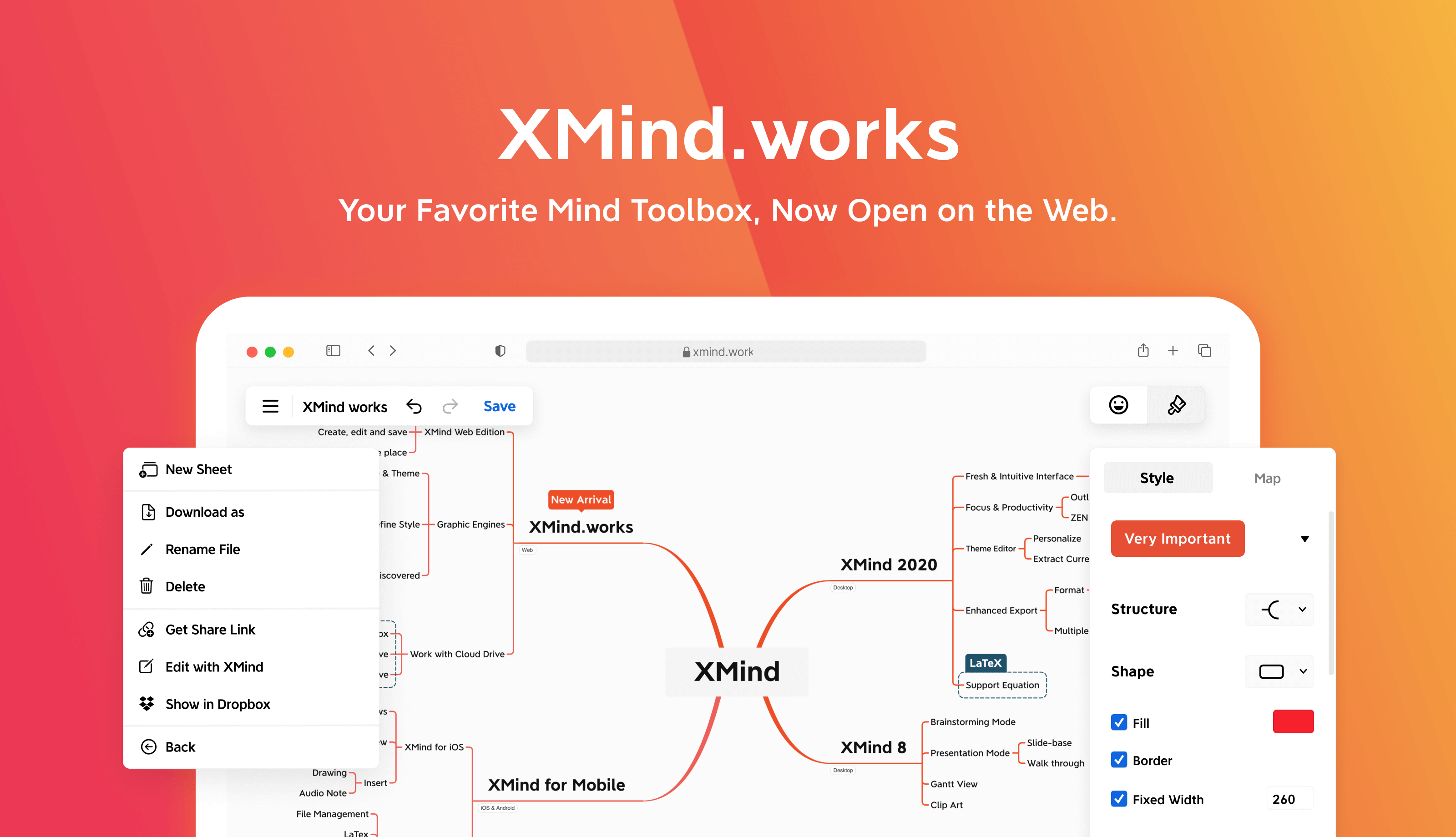 Big News: XMind Now Opens on Web! - Xmind: The Most Popular Mind Mapping  App on The Planet.