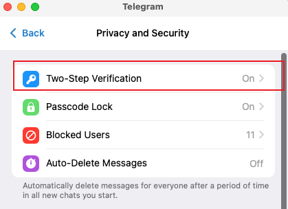 Telegram账号一定要做的三个设置！