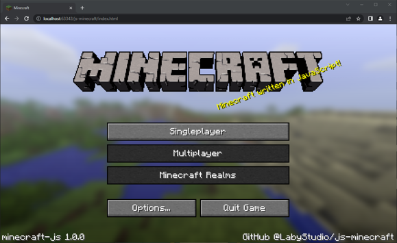 Main Menu