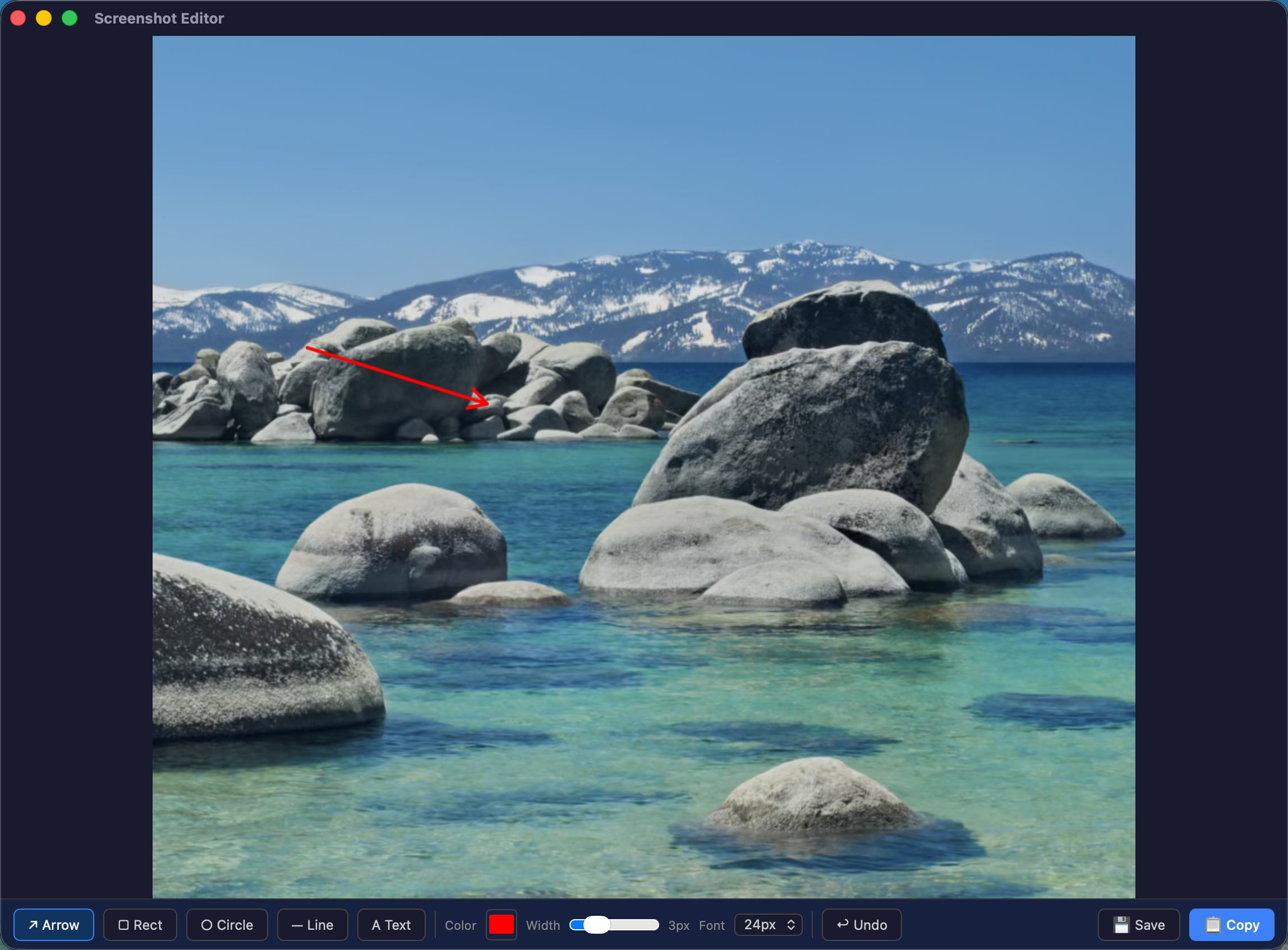 ClipBin screenshot editor