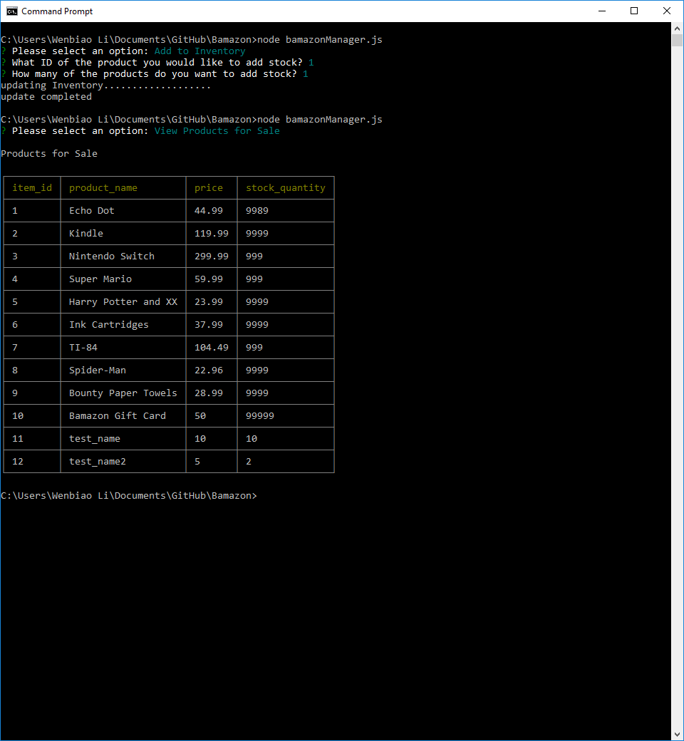 Manager Add Stocks