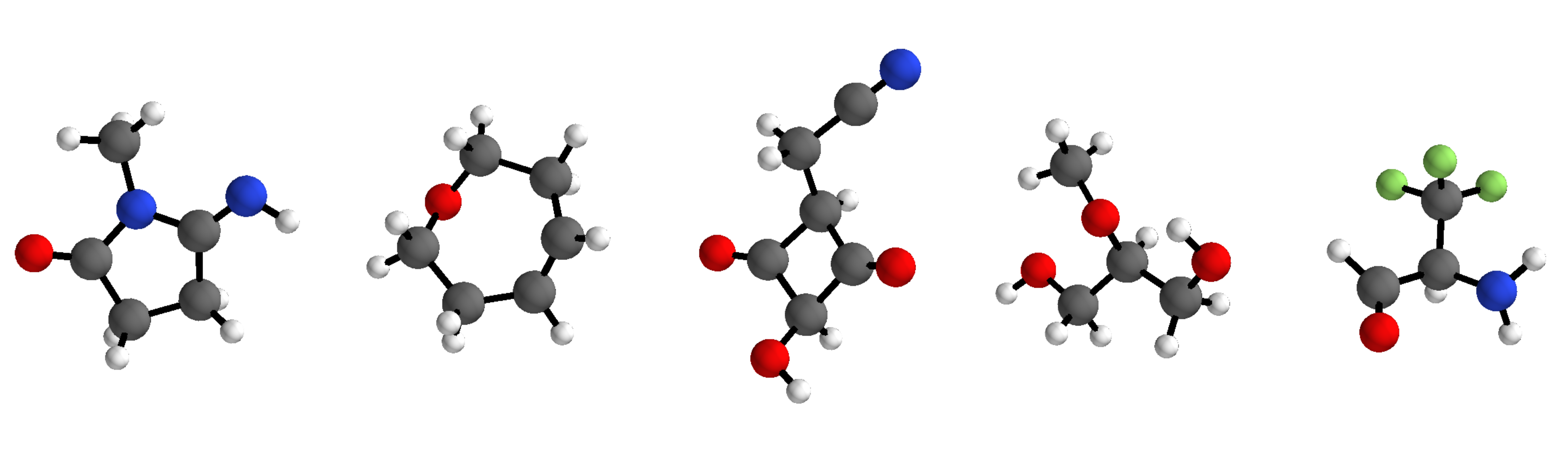 more generated molecules