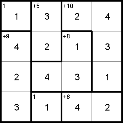 4x4 Puzzle Solution