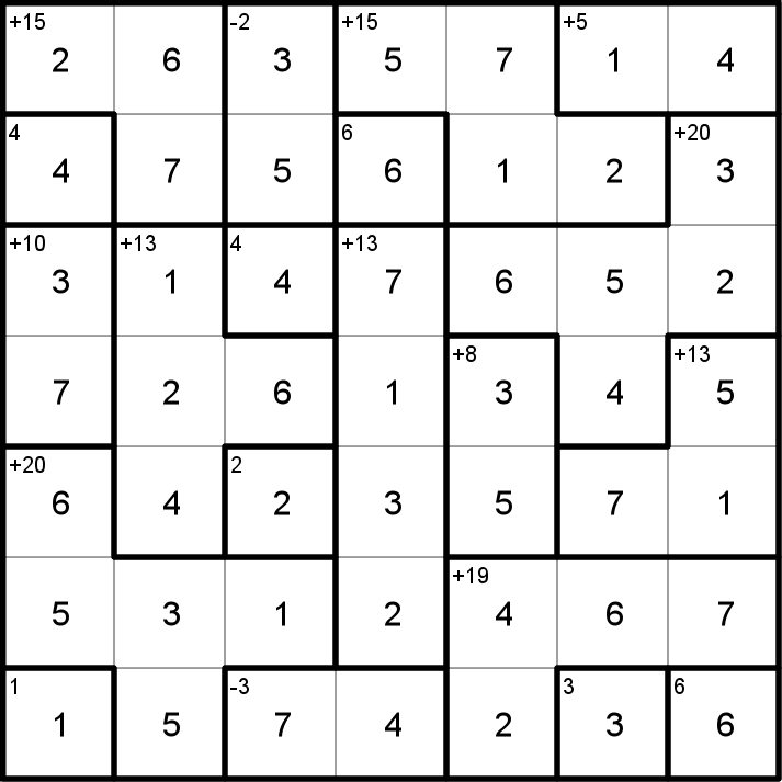 7x7 Puzzle Solution