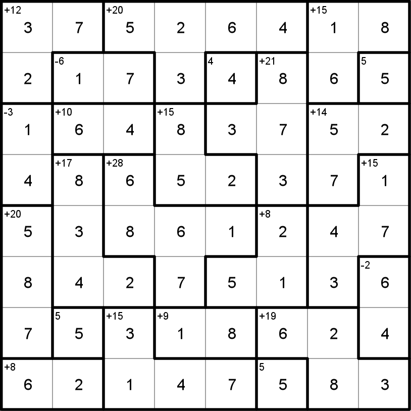 8x8 Puzzle Solution