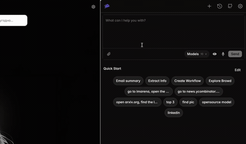 Browd opening the LM Arena leaderboard, filtering to open-source models, and returning the top three