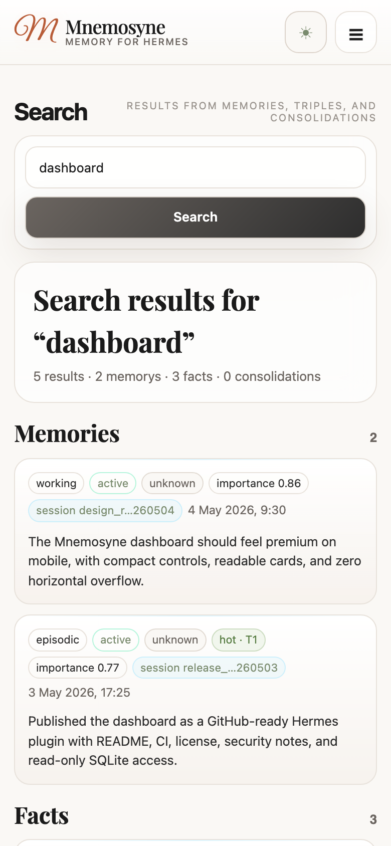 Mobile light search