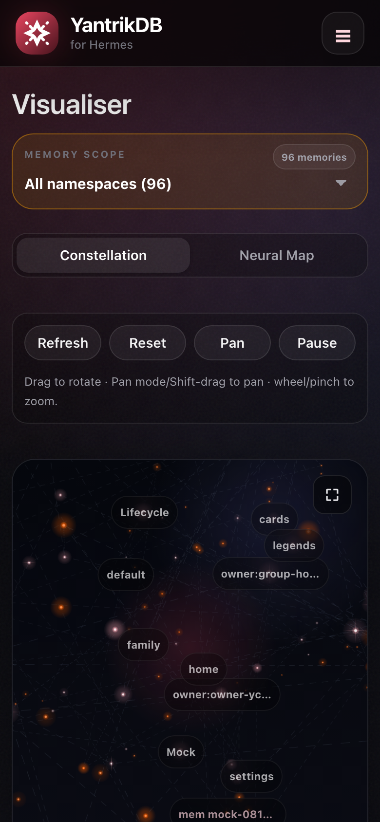 Mobile visualiser