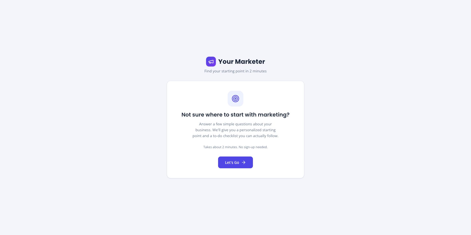 your-marketer screenshot