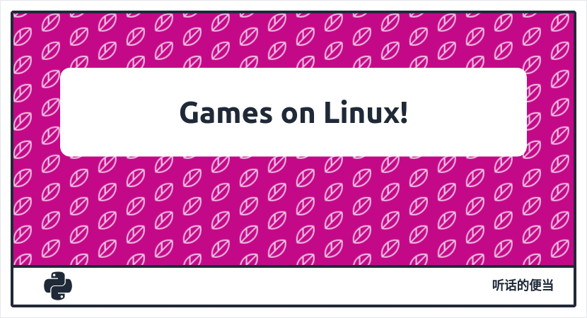 Games on Linux