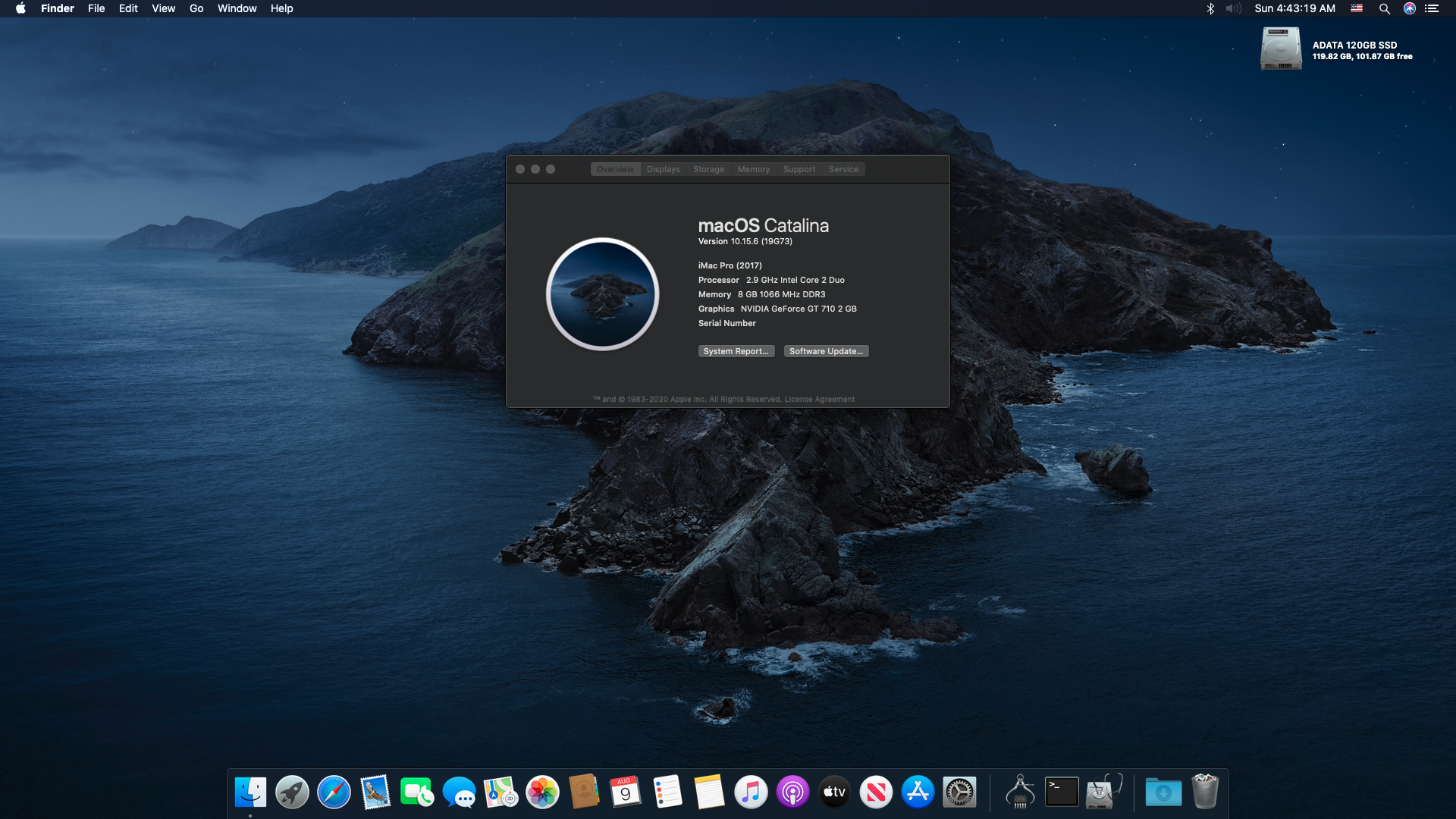 Desktop Screenshot - About This Mac
