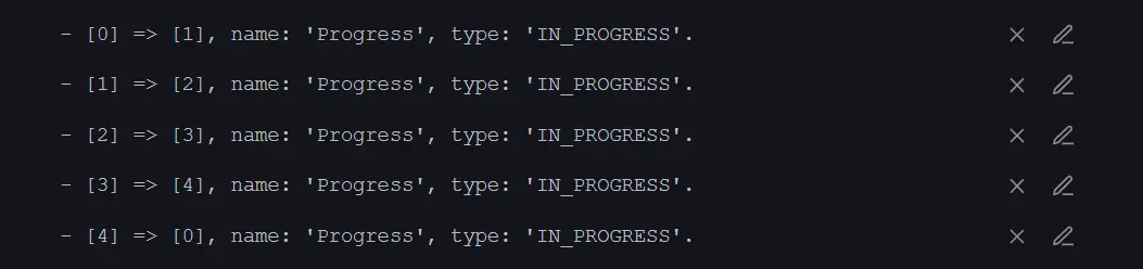 checkbox progress statuses