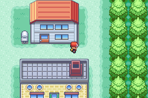 Pokémon FireRed running in this emulator