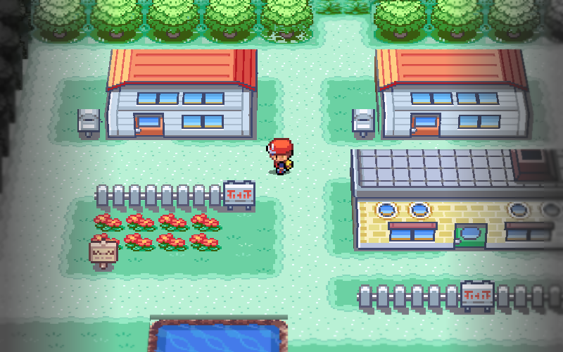 Pallet Town in 3D
