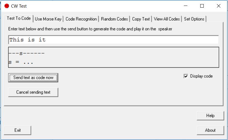 GitHub - x0ray/cw: Morse Code program using Delphi