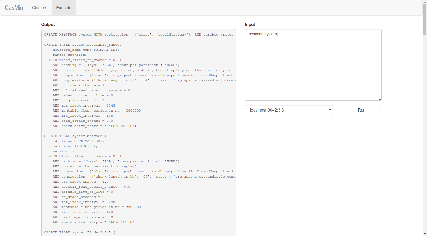 GitHub - x1125/casmin: A web interface for Cassandra.