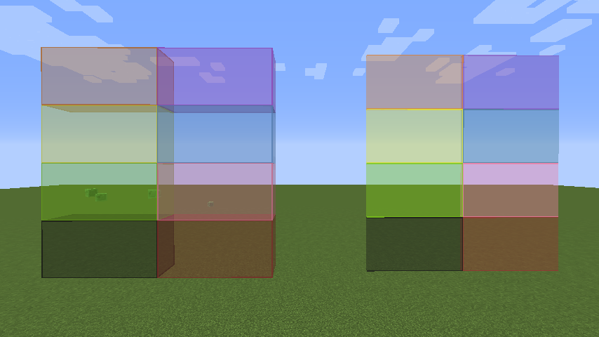 minecraft resource pack with clear connected glass