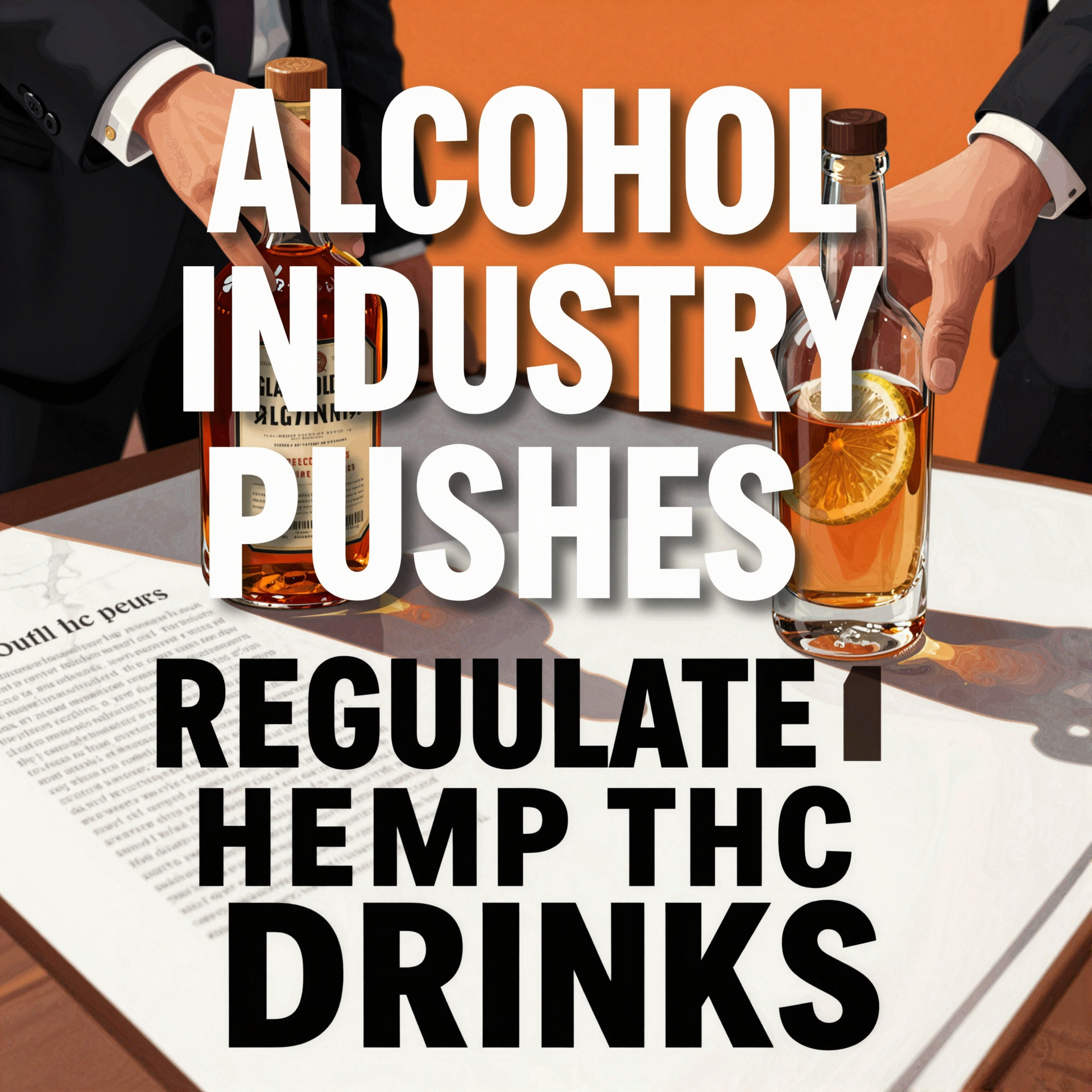 Alcohol Industry Pushes to Regulate Hemp THC Drinks — visual