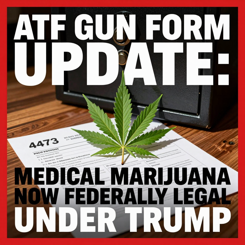 ATF Gun Form Update: Medical Marijuana Now Federally Legal Under Trump — visual