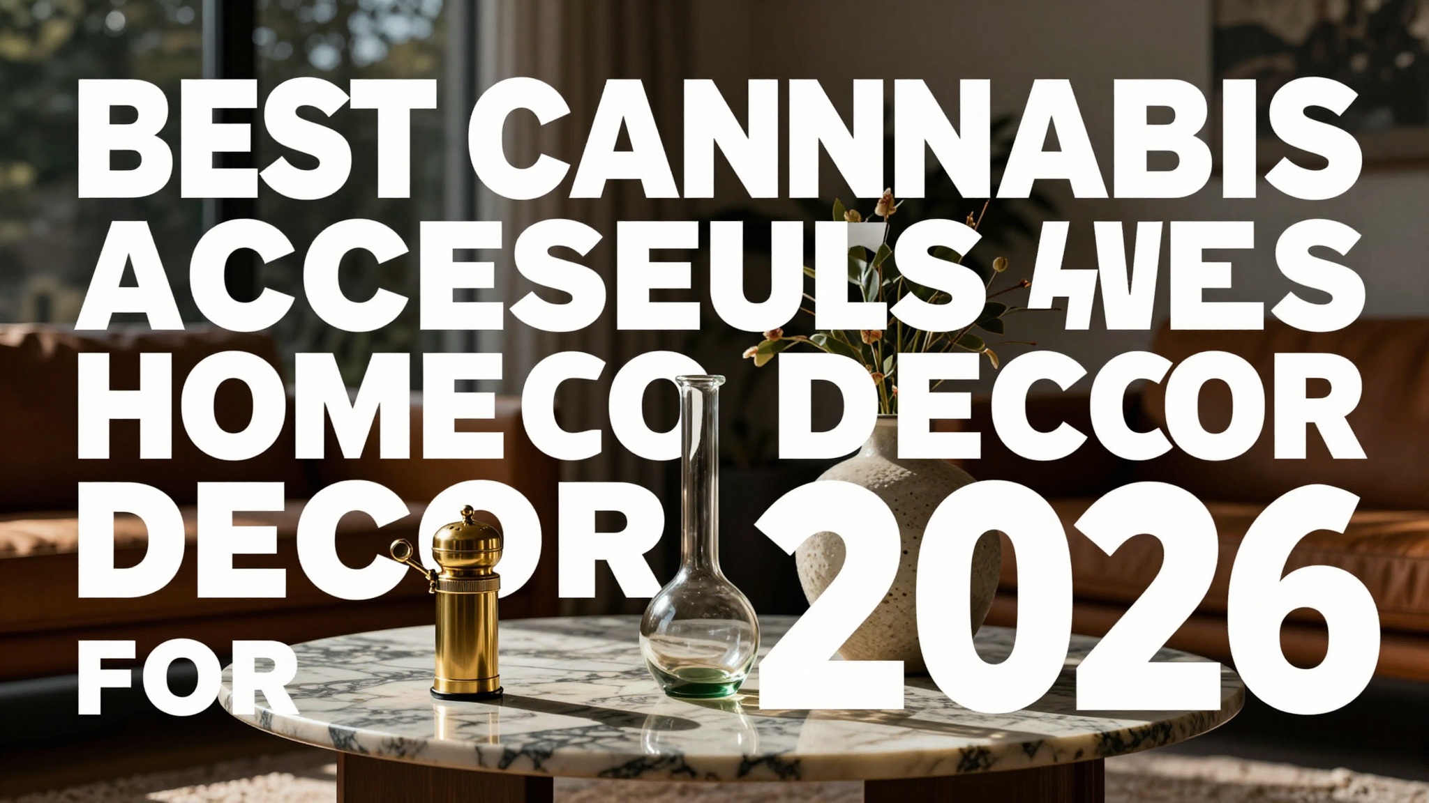 Best Cannabis Accessories That Double as Home Decor for 2026