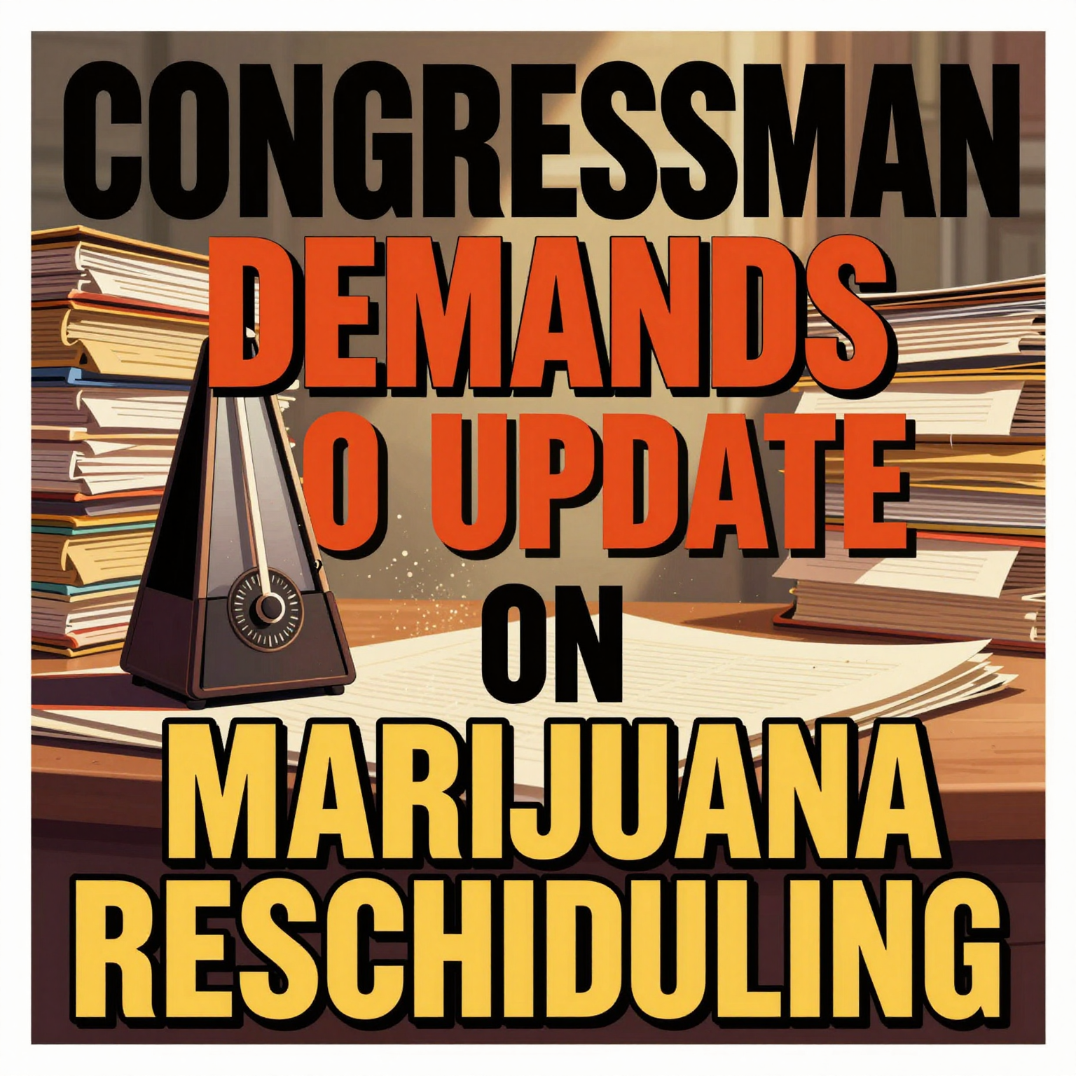 Congressman Demands DOJ Update on Marijuana Rescheduling — visual