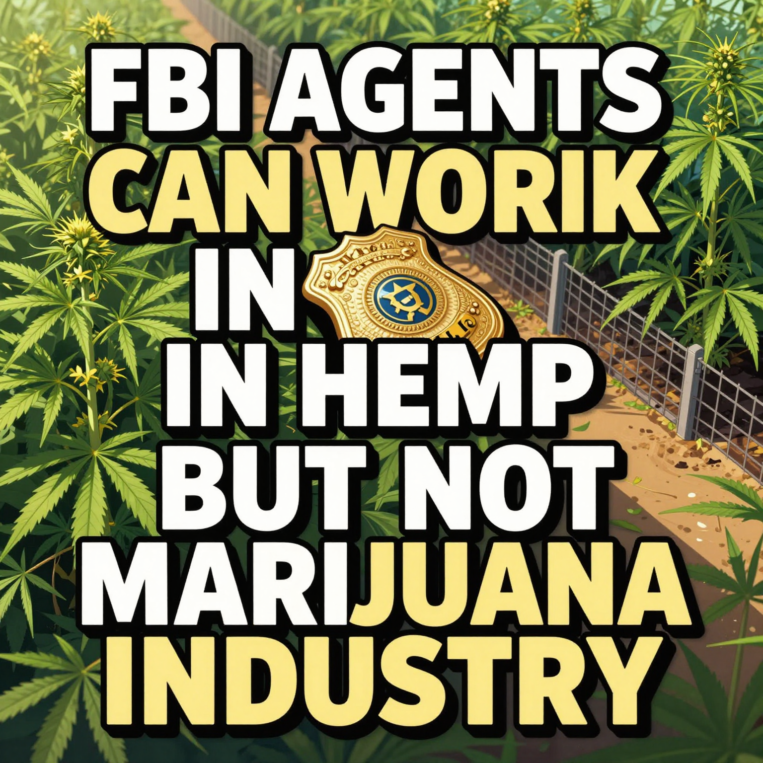 FBI Agents Can Work in Hemp But Not Marijuana Industry — visual