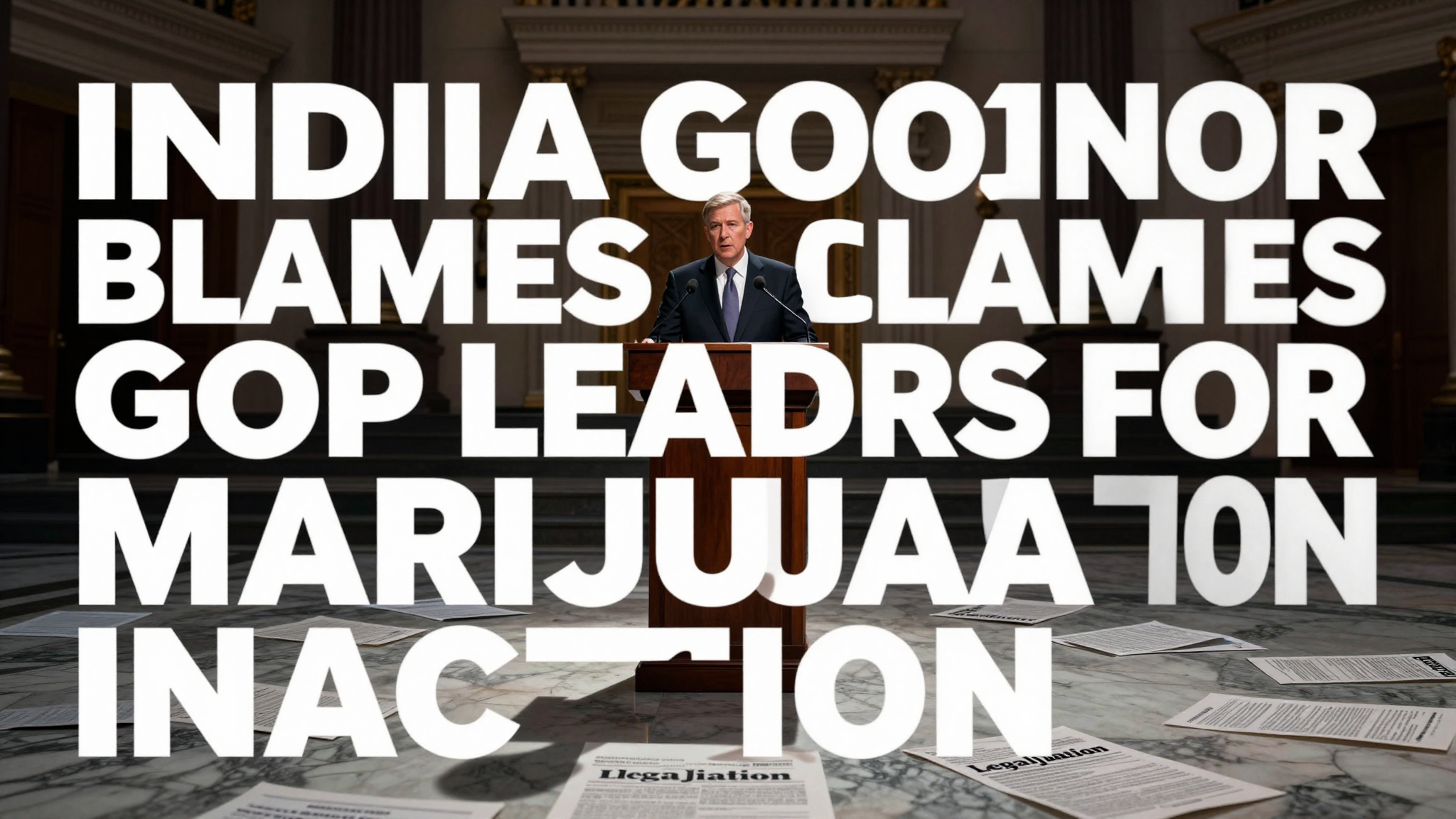 Indiana Governor Blames GOP Leaders for Marijuana Inaction