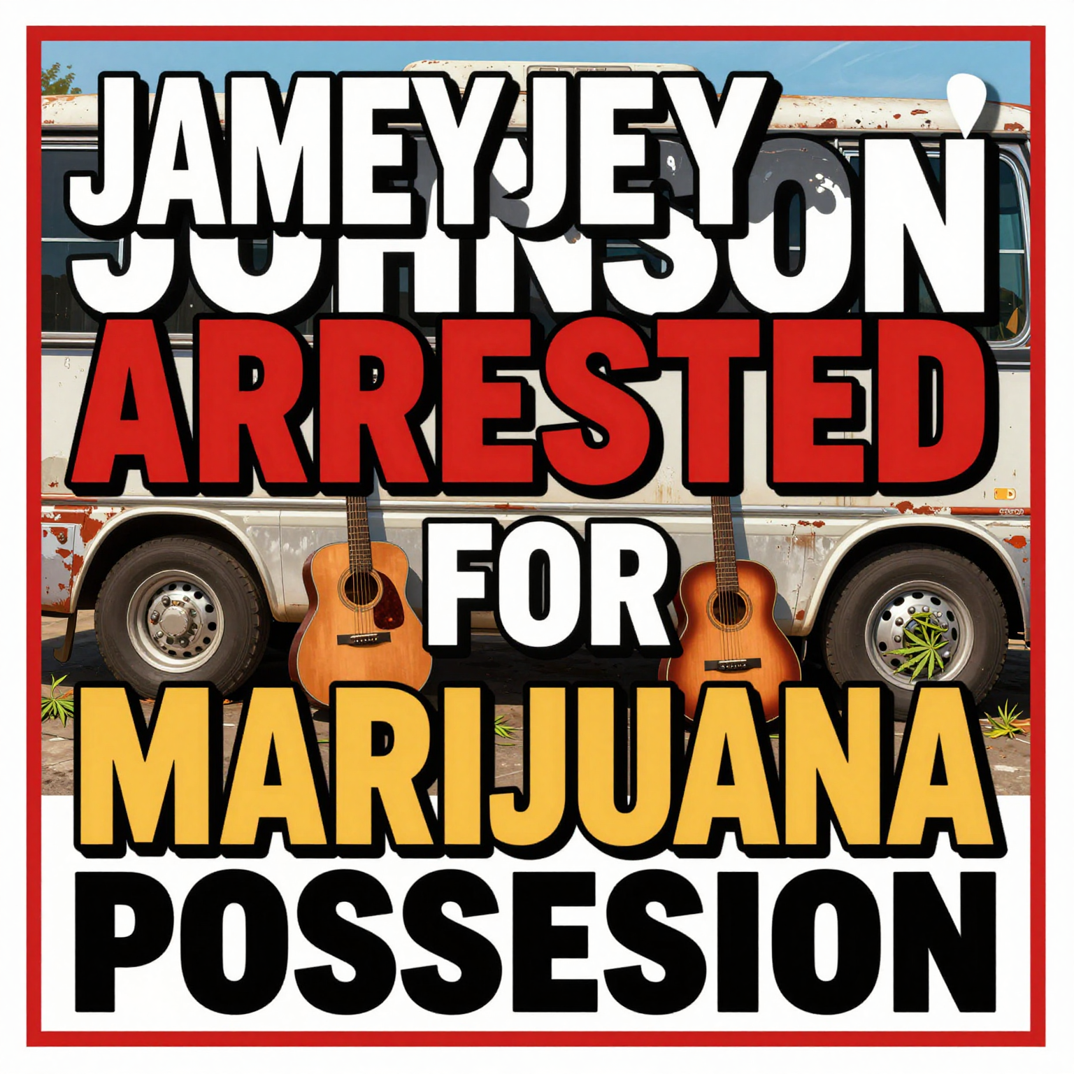 Jamey Johnson Arrested for Marijuana Possession — visual