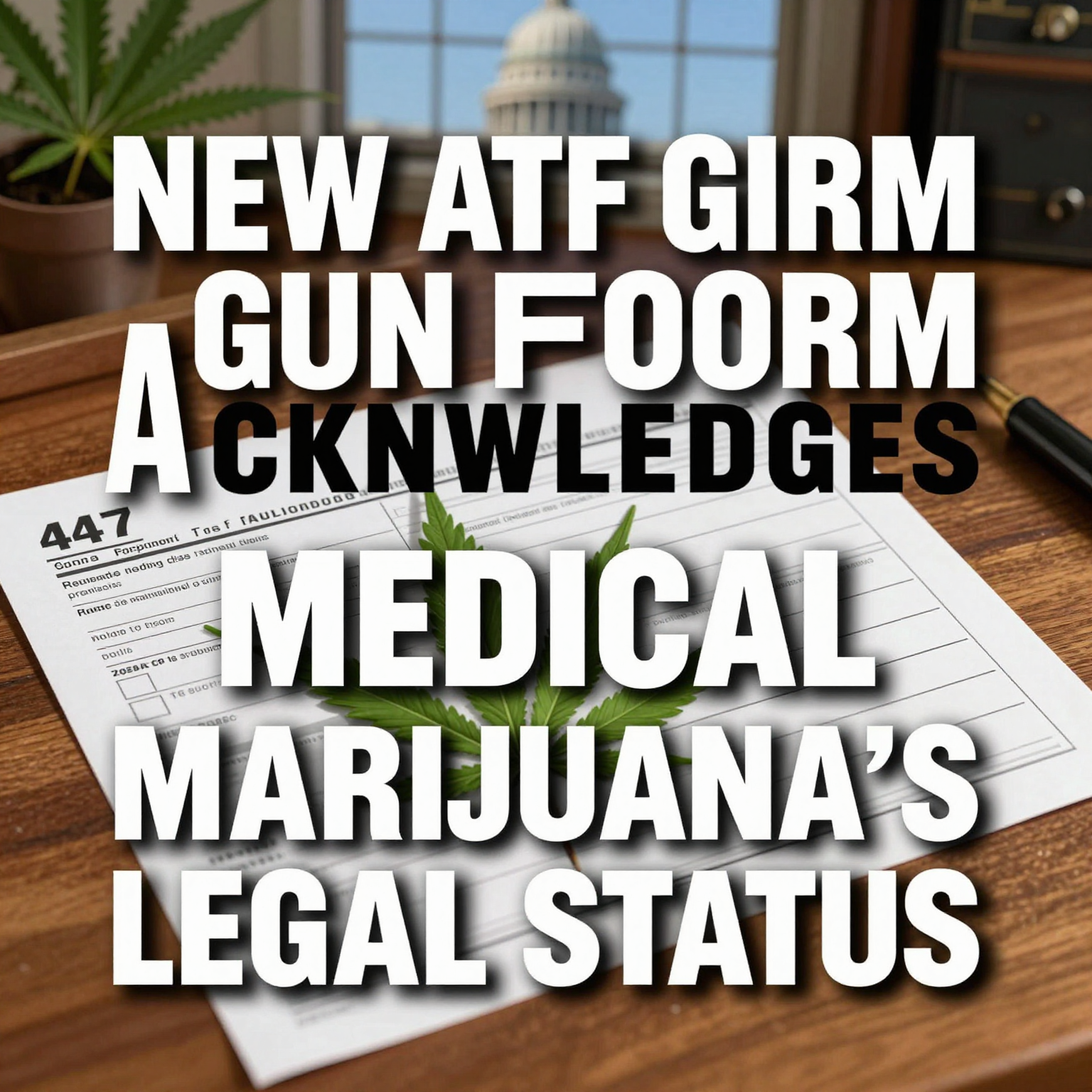 New ATF Gun Form Acknowledges Medical Marijuana’s Legal Status — visual