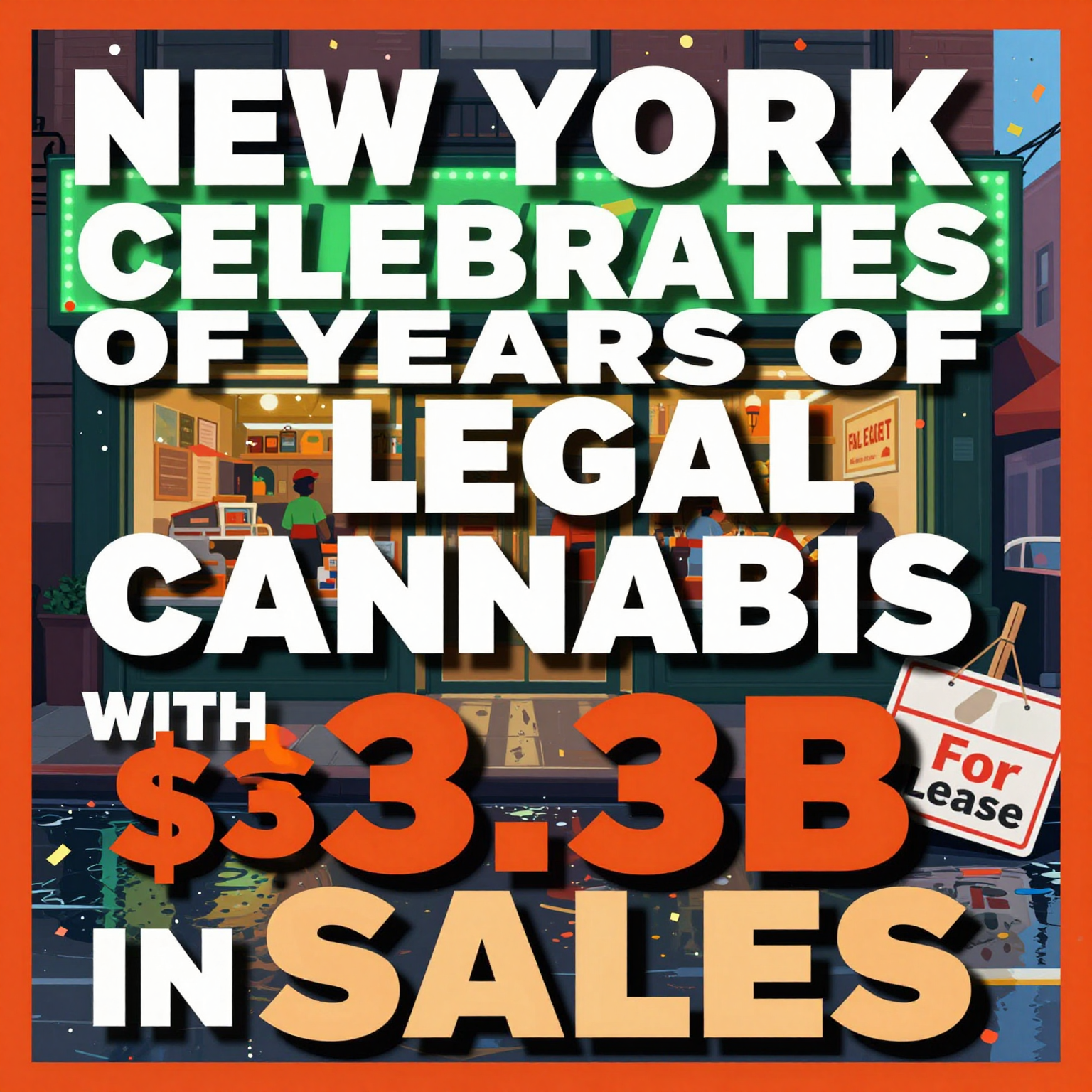 New York Celebrates 5 Years of Legal Cannabis with $3.3B in Sales — visual