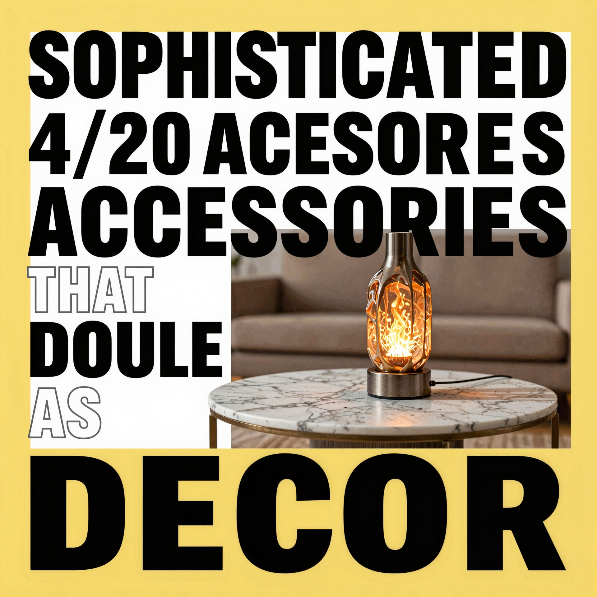 Sophisticated 4/20 Accessories That Double as Home Decor — visual