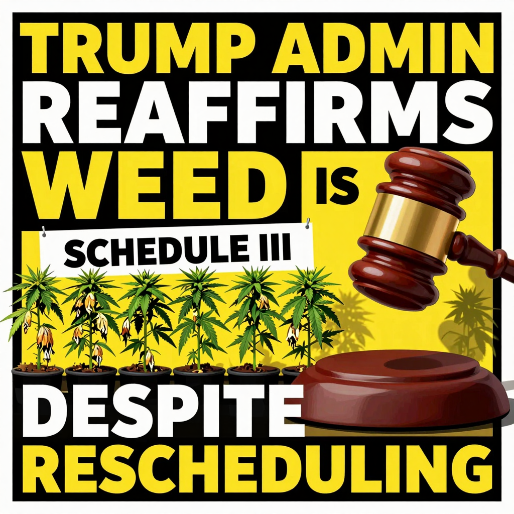 Trump Admin Reaffirms Weed Is Still Illegal Despite Rescheduling — visual