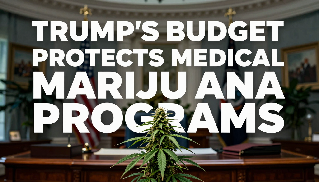 Trump's Budget Protects Medical Marijuana Programs