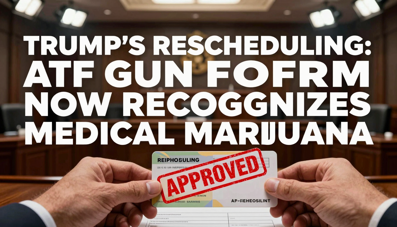 Trump's Rescheduling: ATF Gun Form Now Recognizes Medical Marijuana